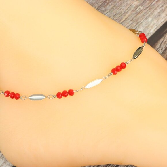 "Elegant Handmade Anklet – Delicate Jewelry for Women, MAR091124 - Picture 8 of 10